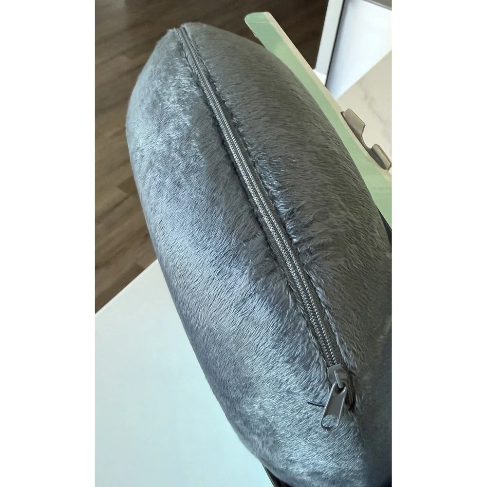 Wayland Square Memory Foam Neck Travel Pillow Gray RN#151347